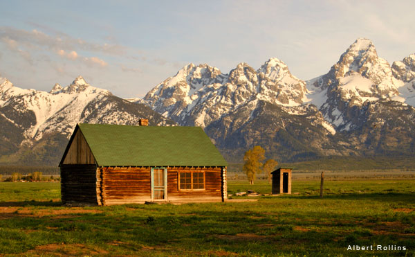 Sunrise Grand Tetons by Al Rollins